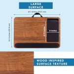 Lapgear Espresso Woodgrain Home Office Lap Desk