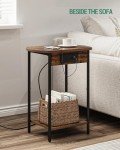 Set of 2 Nightstands with Charging Stations