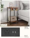 Set of 2 Nightstands with Charging Stations