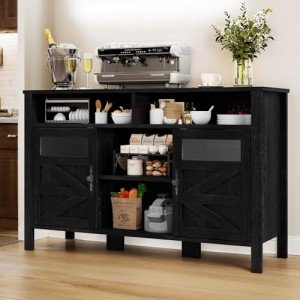 YITAHOME 55" Farmhouse Buffet Sideboard Cabinet