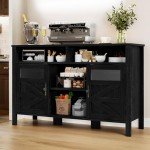 YITAHOME 55" Farmhouse Buffet Sideboard Cabinet