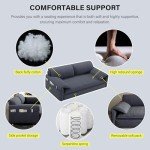 Queen Size Convertible Sleeper Sofa with Storage