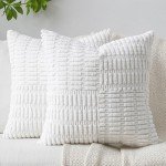 Boho Stripe Decorative Pillow Covers - Set of 2