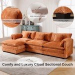 Modern 112" Oversized L-Shaped Sectional Sofa