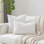 Boho Stripe Decorative Pillow Covers - Set of 2