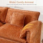 Modern 112" Oversized L-Shaped Sectional Sofa