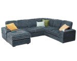 112 Inch U-Shaped Sectional Sofa with Storage