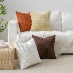 Boho Stripe Decorative Pillow Covers - Set of 2