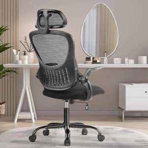 Ergonomic High-Back Office Desk Chair with Wheels