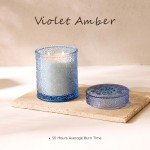 Violet Amber Fall Scented Soy Candle 15.87oz