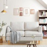 Busaurus 56" Loveseat Sofa for Small Spaces