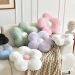 Soft Flower-Shaped Pillows for Home Decor