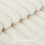 Faux Fur Throw Pillow Covers Set of 2 18x18