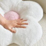 Soft Flower-Shaped Pillows for Home Decor