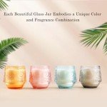 4 Pack Luxury Scented Candles Gift Set