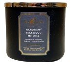 Mahogany Teakwood 3-Wick Candle by White Barn
