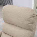 Beige Power Lift Recliner Chair for Seniors