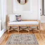 KUTA Vintage Floral 2x3 Washable Rug