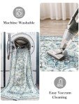 Lahome Vintage Boho Blue 5x7 Area Rug