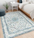 Lahome Vintage Boho Blue 5x7 Area Rug