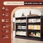 Wood Dresser with 6 Drawers – Modern Storage Solution