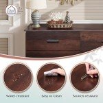 Wood Dresser with 6 Drawers – Modern Storage Solution