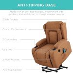 Power Lift Recliner Chair with Massage & USB Port