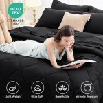 7-Piece Reversible Queen Comforter Set in Grey