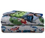 Marvel Avengers Blue Circle Twin Bed Set