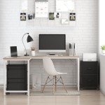 Raybee 2-Drawer Fabric Filing Cabinet, Black
