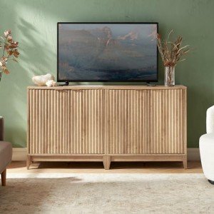 Brooklyn Modern Farmhouse Storage Cabinet Set of 2