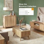 Brooklyn Modern Farmhouse Storage Cabinet Set of 2