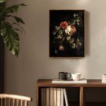 Vintage Botanical Canvas Prints - Floral Wall Art