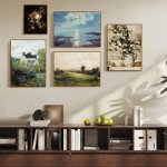 Vintage Botanical Canvas Prints - Floral Wall Art