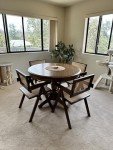 Set of 2 Modern Rattan Accent Chairs