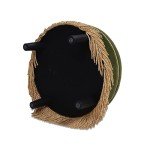 Yolanda 24" Round Upholstered Accent Ottoman