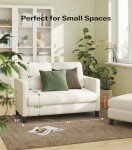 Beige Loveseat Sofa - Cozy, Easy Setup Couch