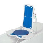 Electric Lift Shower Chair with Swivel and Non-Slip