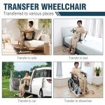Lightweight Patient Lift Transfer Chair for Seniors