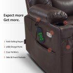 MCombo Dual Motor Lift Recliner Chair with Massage