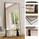 Extra Large Black Full Length Dressing Mirror