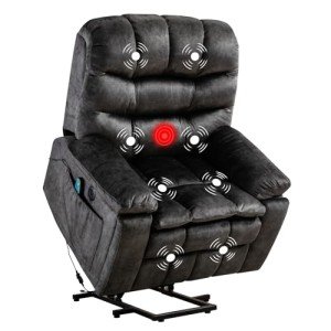 Phoenix Home Power Lift Massage & Heat Recliner