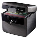 Fireproof Waterproof Safe with Key Lock 14.3" x 15.5