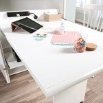Soft White Craft & Sewing Storage Armoire