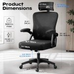 Ergonomic High Back Office Chair with Headrest
