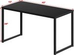 40-Inch Black Home Office Computer Desk
