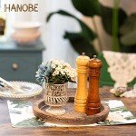 Rustic Wooden Round Serving Tray for Home Decor
