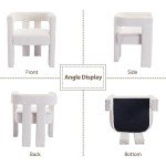 Set of 4 Modern Upholstered Dining Chairs