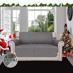 Reversible Loveseat Cover for Pets - Gray/Light Gray