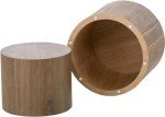 Modern Walnut Nesting Coffee Table Set of 2